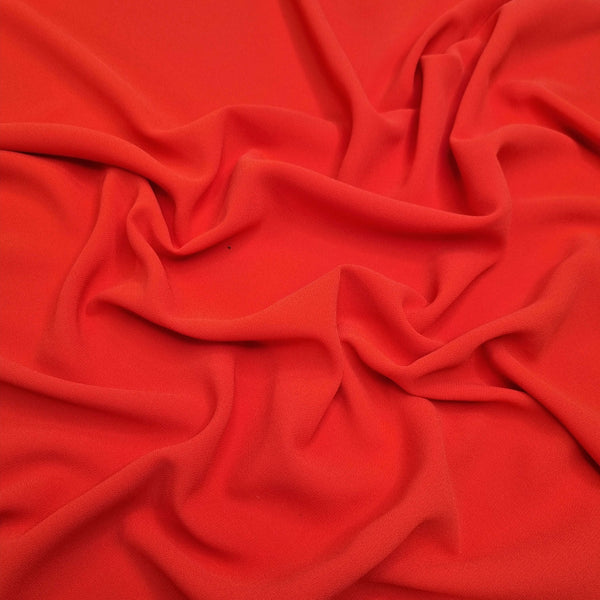 Tessuto Georgette H 145 cm - ROSSO