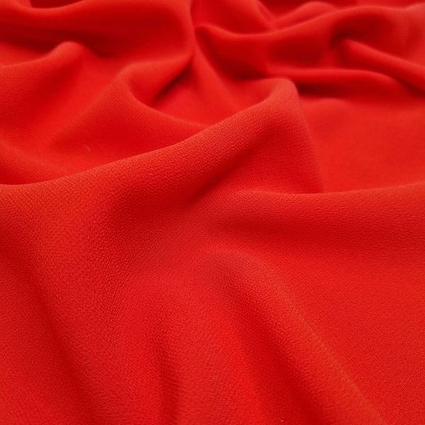 Tessuto Georgette H 145 cm - ROSSO