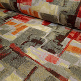 Tessuto Arredo Gobelin H 280 cm - GEOMETRICO ROSSO