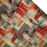 Tessuto Arredo Gobelin H 280 cm - GEOMETRICO ROSSO