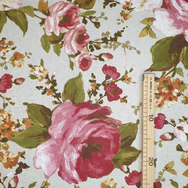 Cotone Fondo Grezzo H 280 cm - FANTASIA FLOREALE