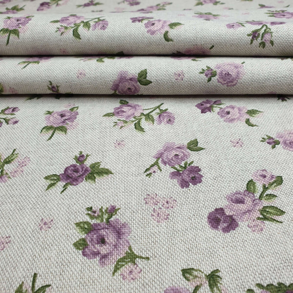 Rohbaumwolle H 280 cm - LILA ROSEN