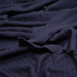 Maglia a coste H 150 cm - BLU