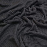 Maglia a coste H 150 cm - NERO