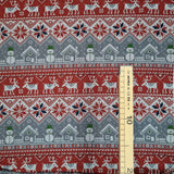 Sweat numérique - NEIGE/GRIS - coupe minimum ou multiples de 25 x 145 cm