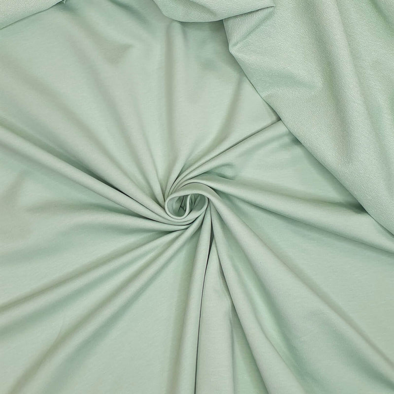 Sweat Brossé - ACQUA MARINA - coupe minimum ou multiples de 25 x 180 cm