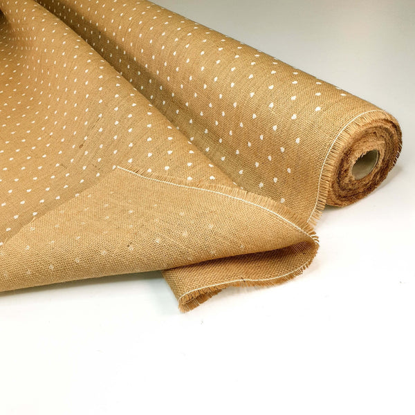 Juta H 155 cm - NATURALE CUORI BIANCHI