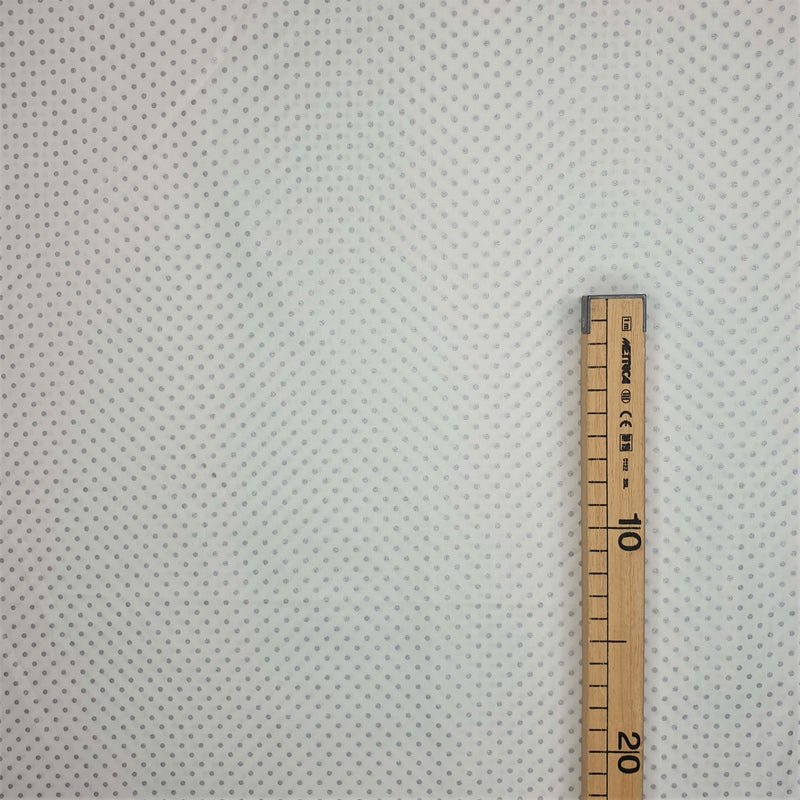 Cotone Natale H 140 cm - POIS ARGENTO/BIANCO