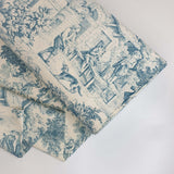 Tessuto Toile de Jouy H 280 cm - CARTA DA ZUCCHERO/ECRU