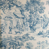 Tessuto Toile de Jouy H 280 cm - CARTA DA ZUCCHERO/ECRU
