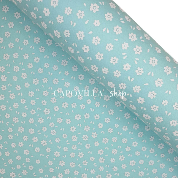 Pannolenci Stampato H 180 cm - MALDIVA/FIORI BIANCHI
