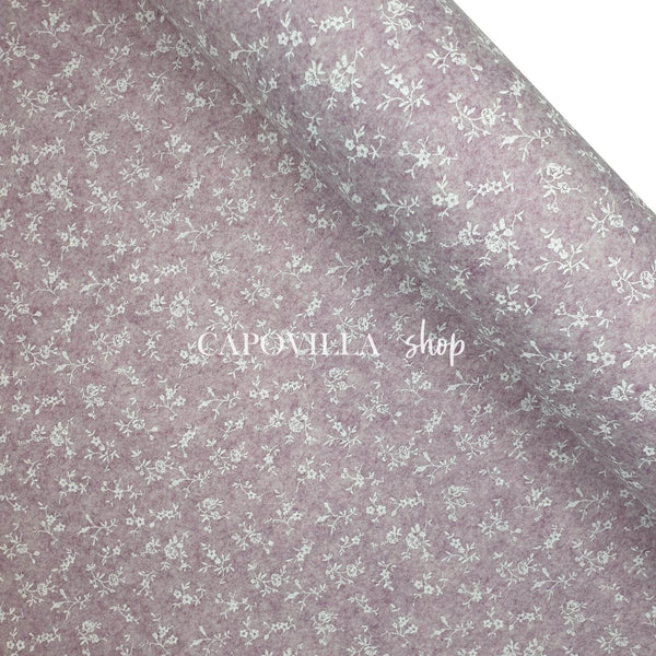 Pannolenci Stampato H 180 cm - VIOLETTA/FIORI SAMBUCO BIANCHI