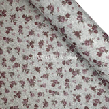 Pannolenci Stampato H 180 cm - GRIGIO MELANGE/FIORI VINTAGE VIOLETTO