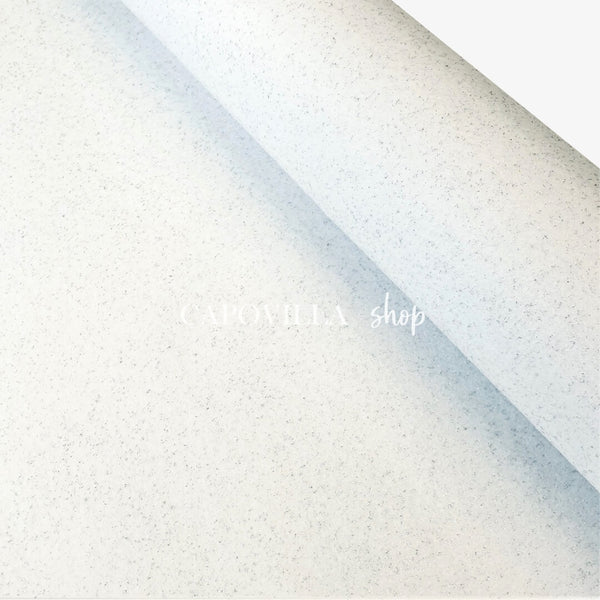Pannolenci H 175 cm - BIANCO GLITTER ARGENTO