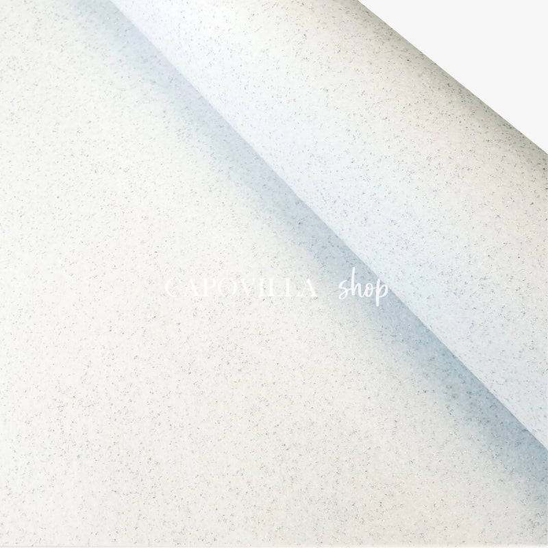 Pannolenci WHITE SILVER GLITTER – Mindestschnitt oder Vielfaches von 25 x 175 cm