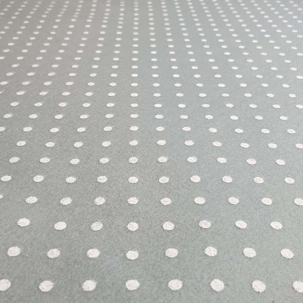 Pannolenci Stampato H 180 cm - GRIGIO CHIARO/POIS BIANCHI