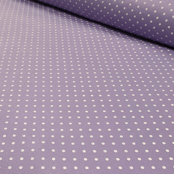 Pannolenci Stampato H 180 cm - LILLA/POIS BIANCHI