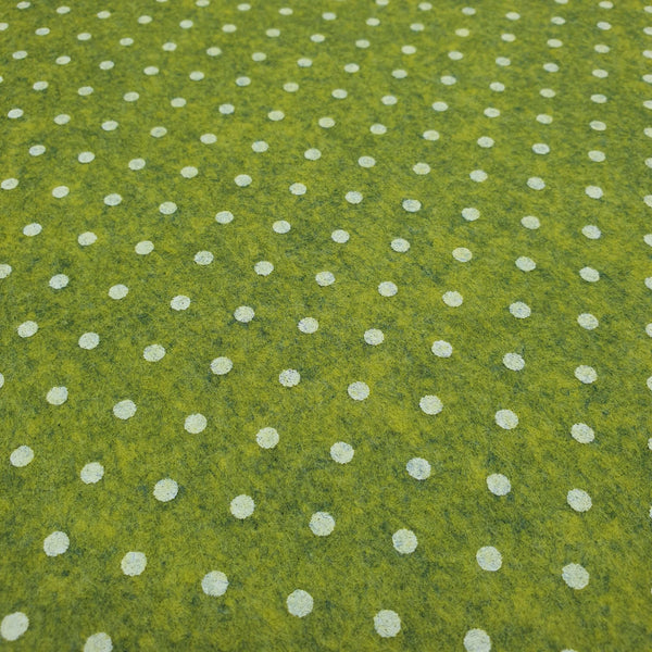 Pannolenci Stampato H 180 cm - PISTACCHIO/POIS BIANCHI