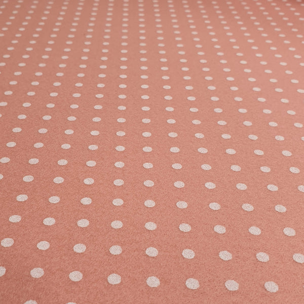 Pannolenci Stampato H 180 cm - ROSA ANTICO/POIS BIANCHI