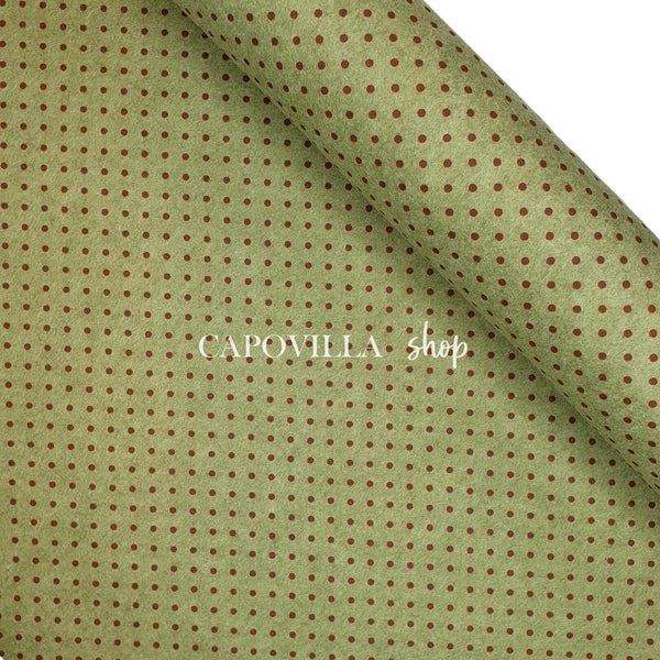 Pannolenci Stampato H 180 cm - MUSCHIO/POIS BORDEAUX