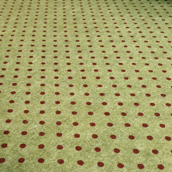 Pannolenci Stampato H 180 cm - MUSCHIO/POIS BORDEAUX