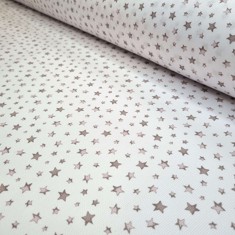 Piquet millerighe H 150 cm - STELLINE ROSA