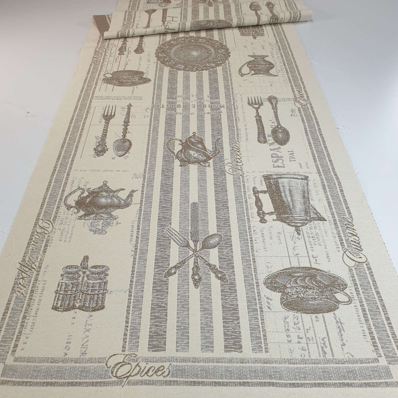 Pannello tinto in filo da 45 x 137 cm - POSATERIA BEIGE