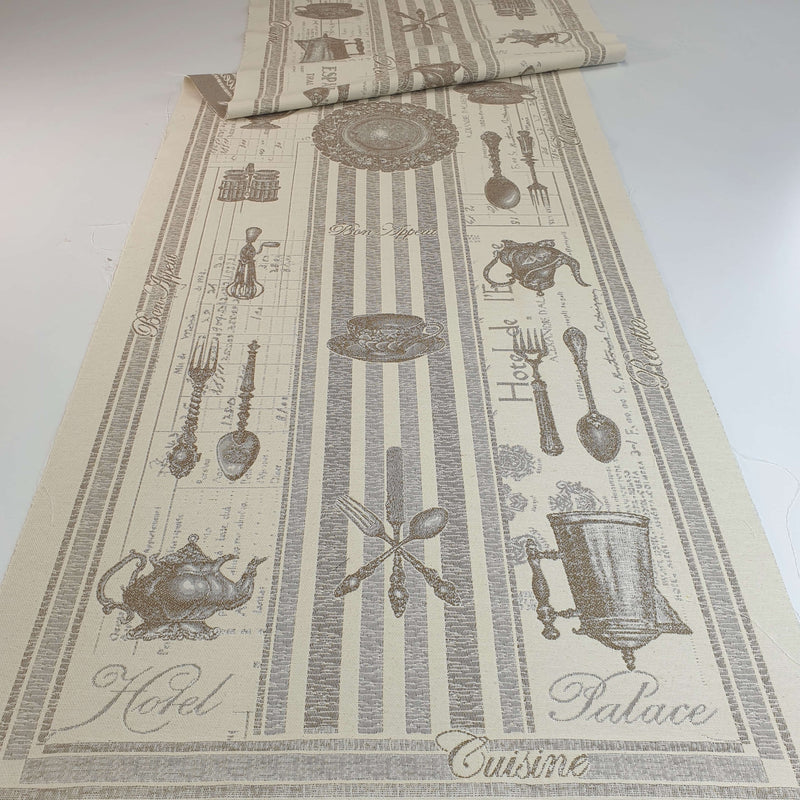 Pannello tinto in filo da 45 x 137 cm - POSATERIA BEIGE