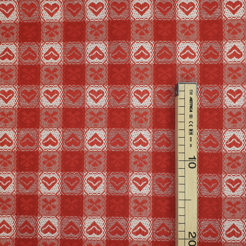 Tiroler Stoff - ROT H 180 cm